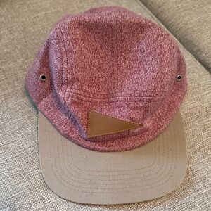 Stylish Maroon and Tan Cap